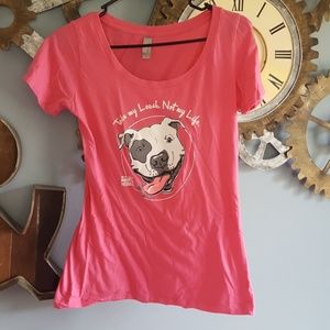 Pitbull Pink Tee